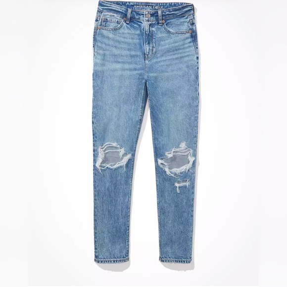 AE Strigid Ripped Mom Jean - Picture 5 of 10